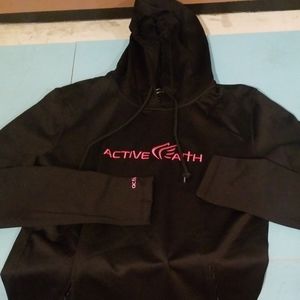 Black active faith hoodie new without tags